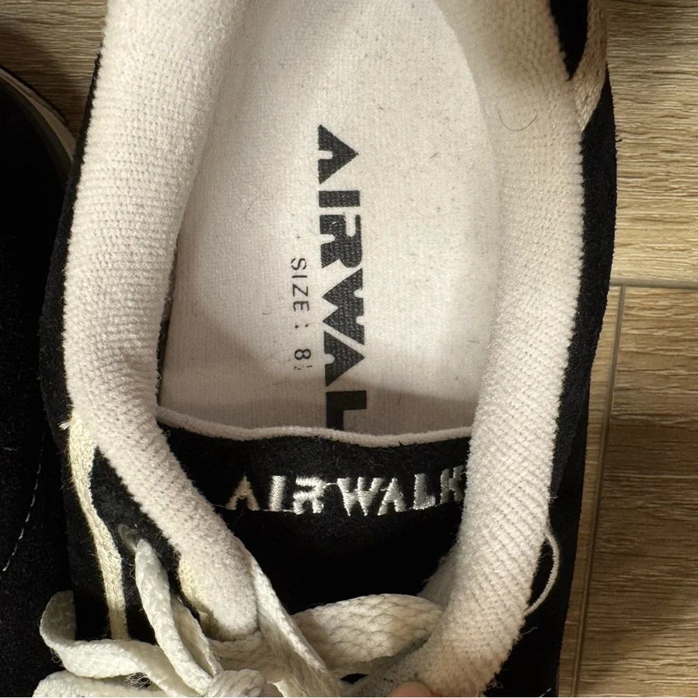 VINTAGE Y2K AIRWALK Sneakers Black & White Casual Sneakers Men’s Size 8.5 - Picture 9 of 14